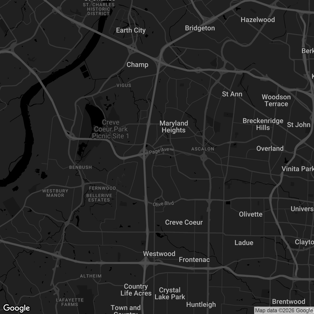 Studio 6 Extended stay - St Louis, MO - map
