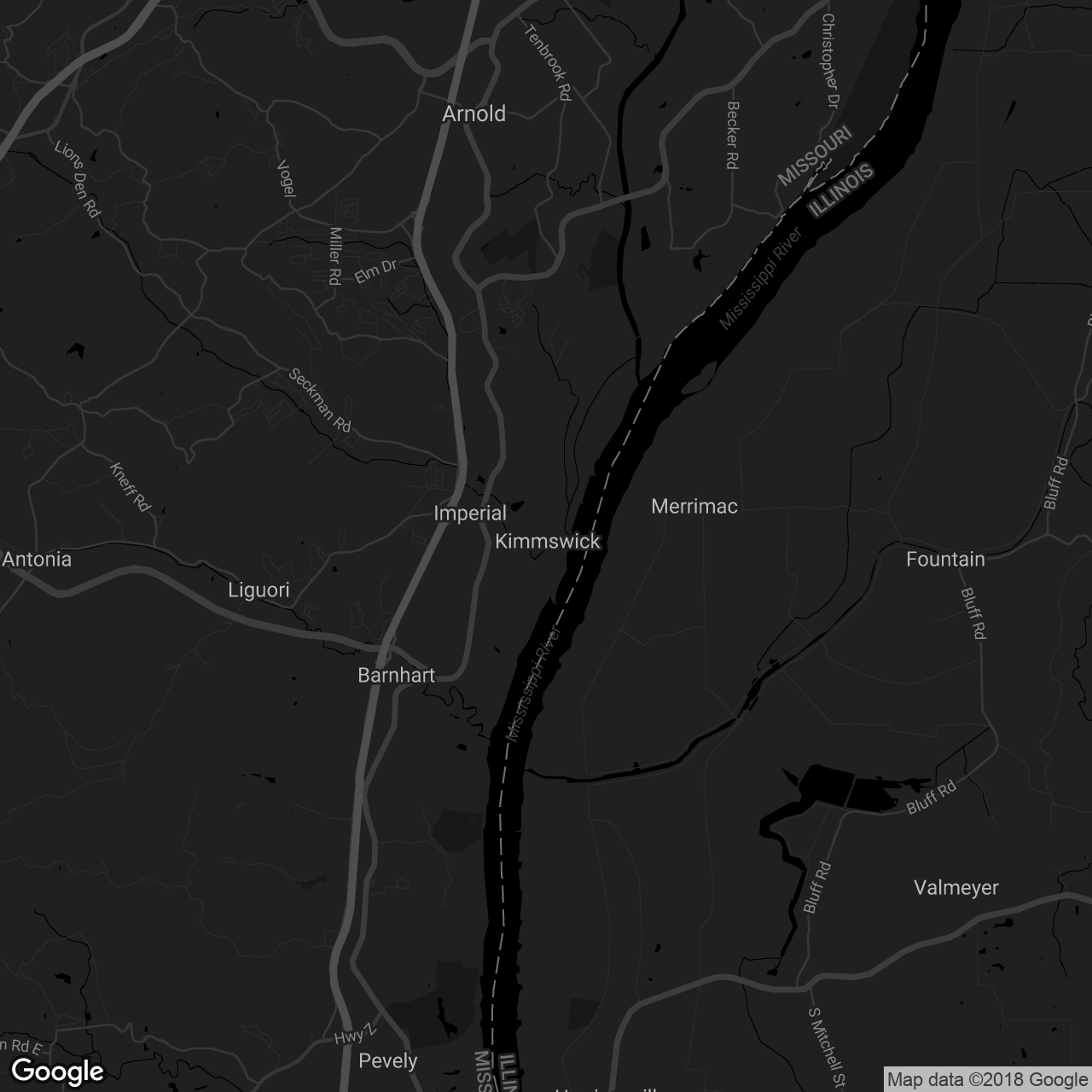 Windsor Harbor Bridge - map