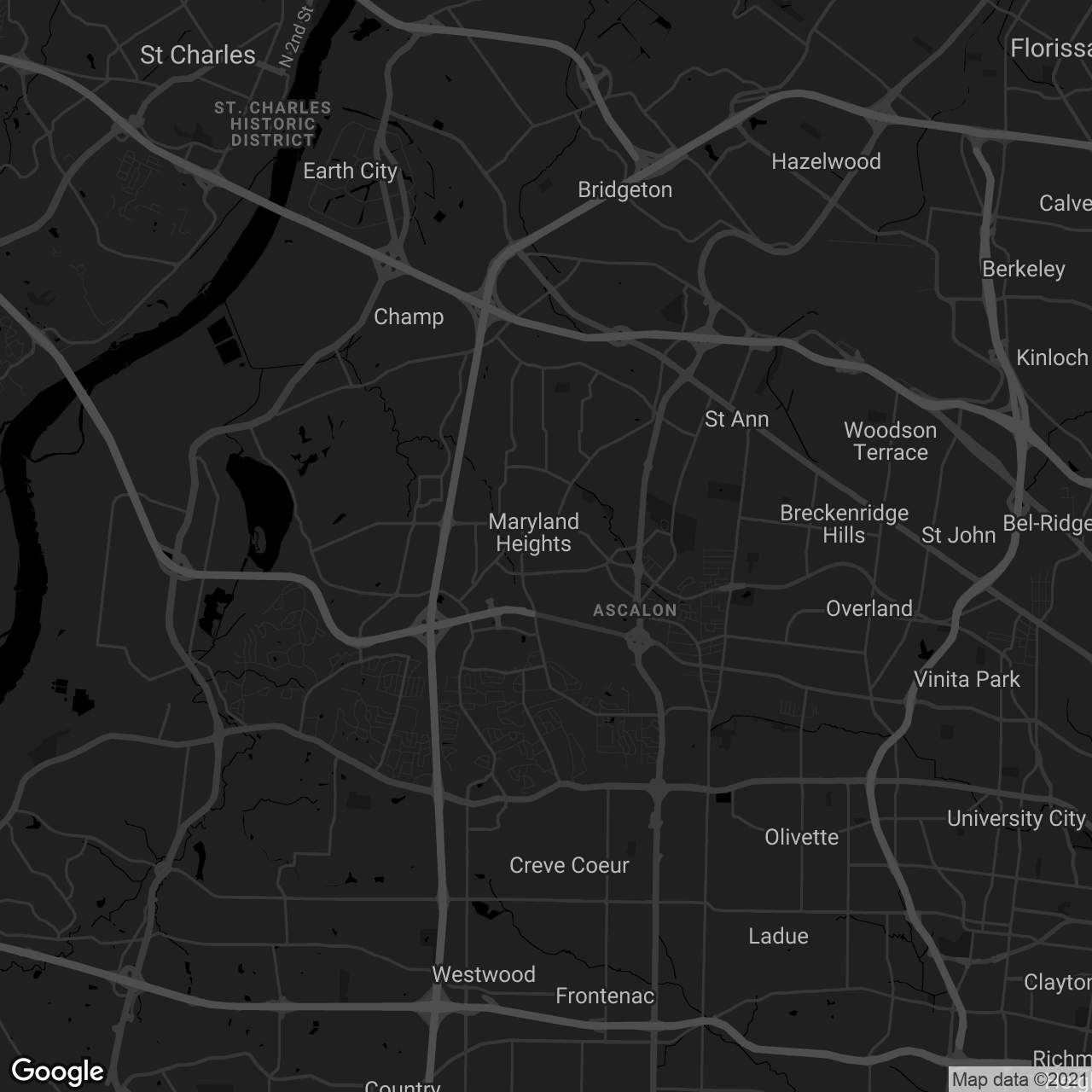 Brew Hop STL - map