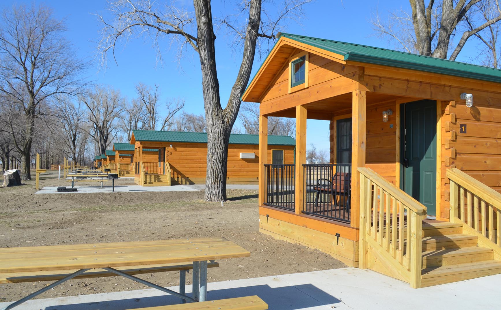 Big Lake State Park Premium Camper Cabins