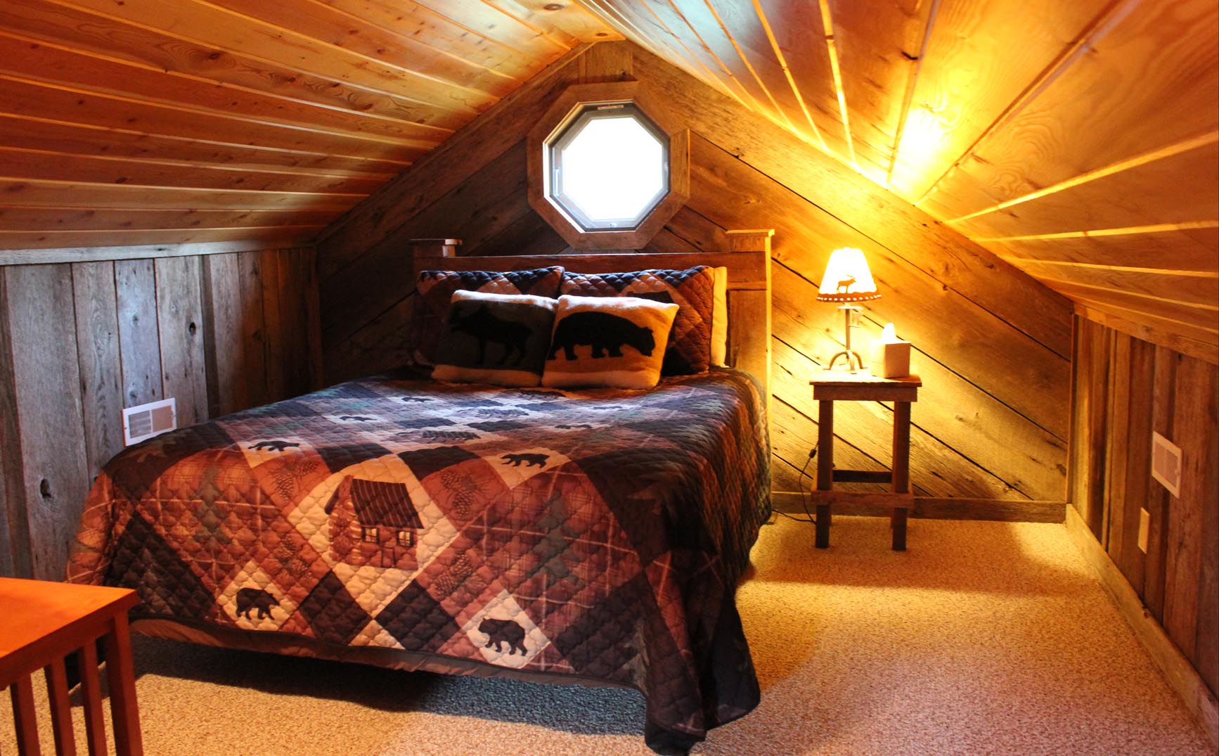 The second bedroom, in the loft!