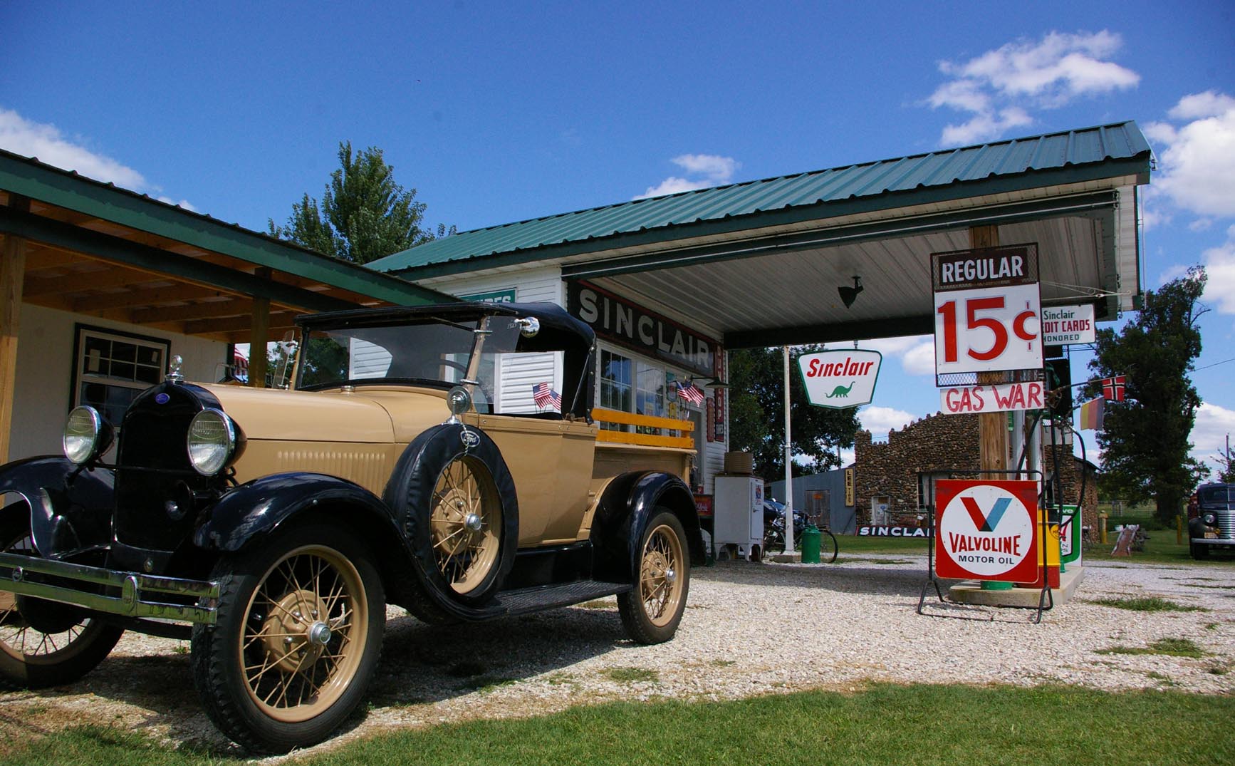 recreation 1930 sinclair station