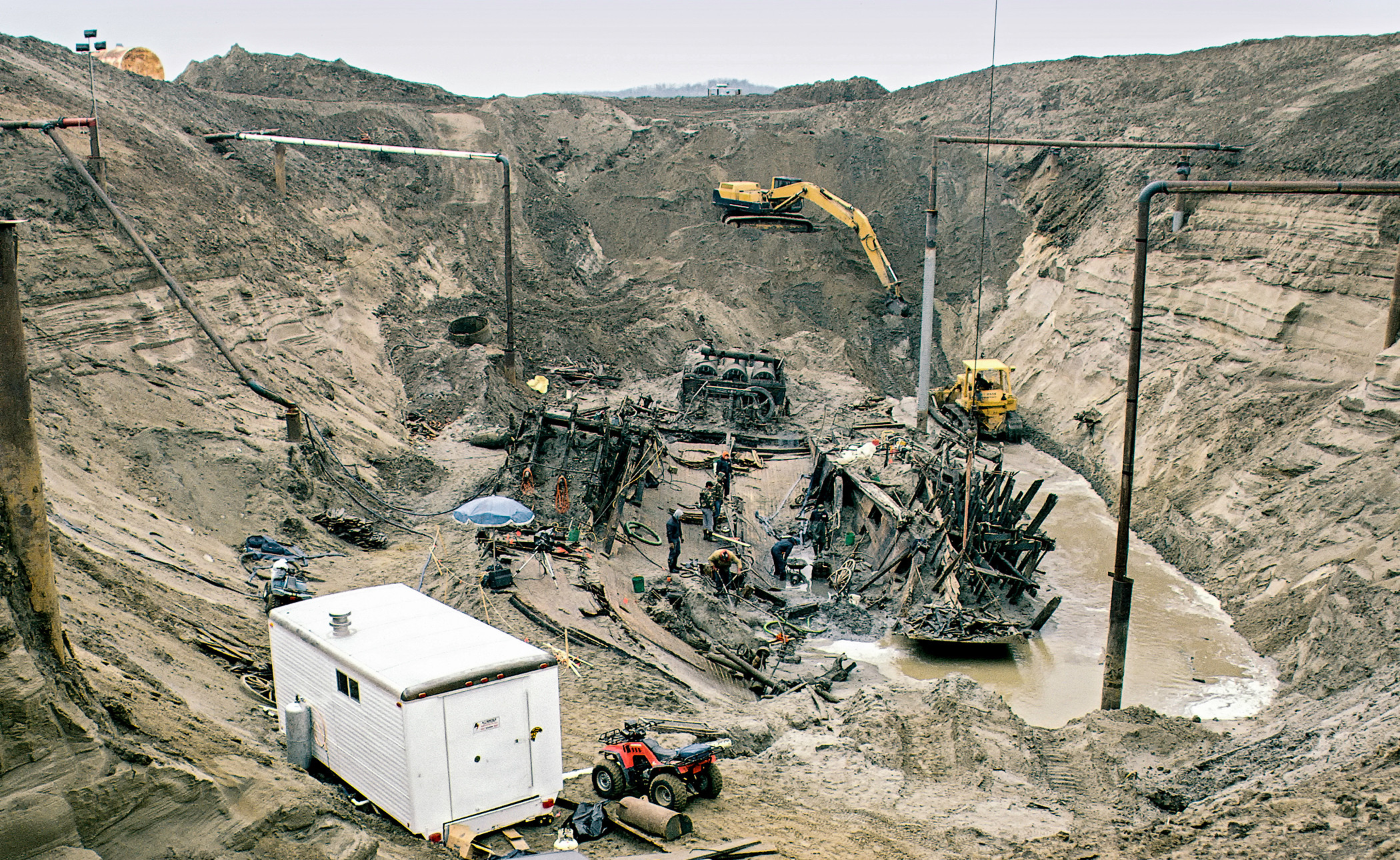 Arabia's excavation site.