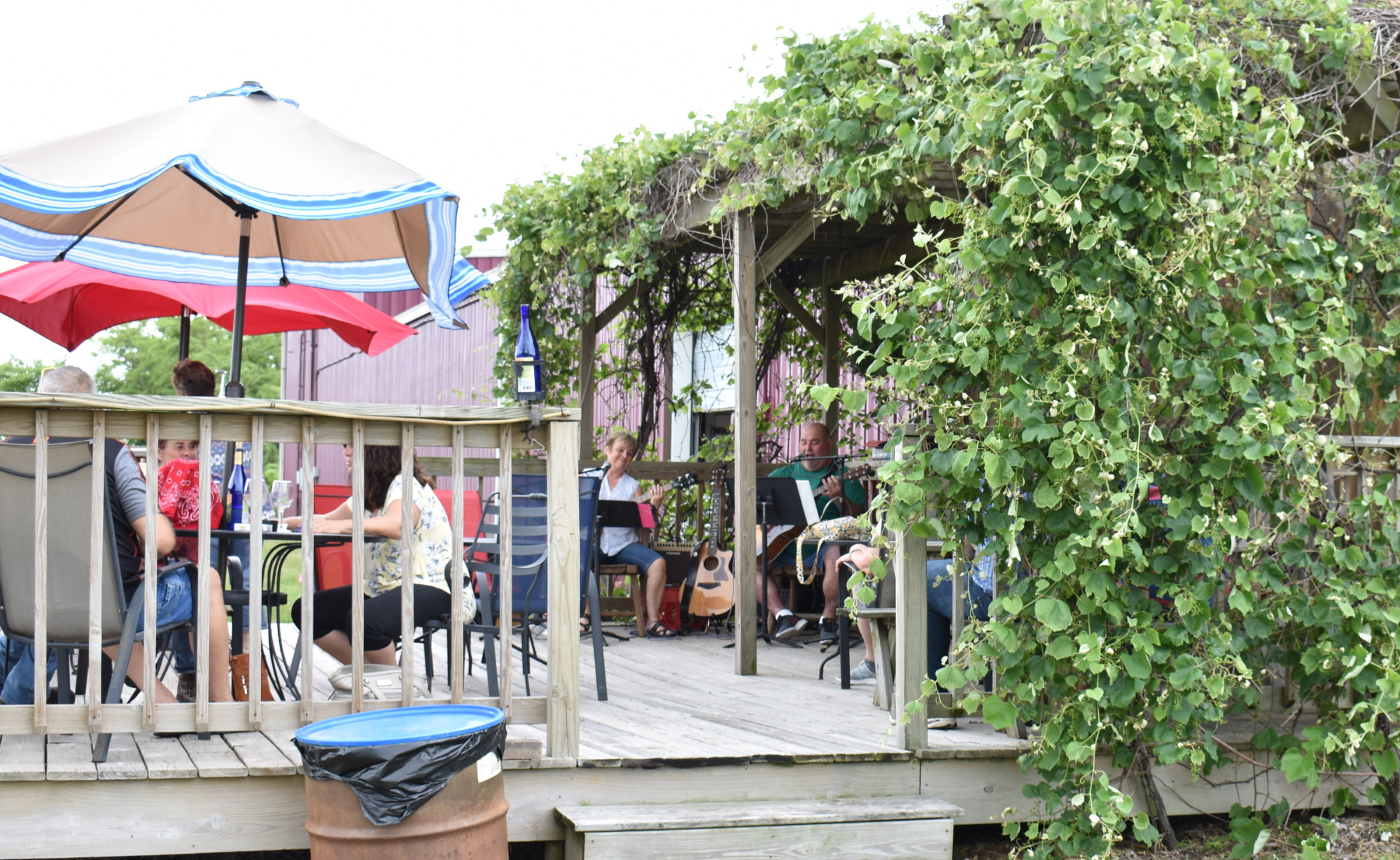 Live outdoor music throughout the summer and fall.