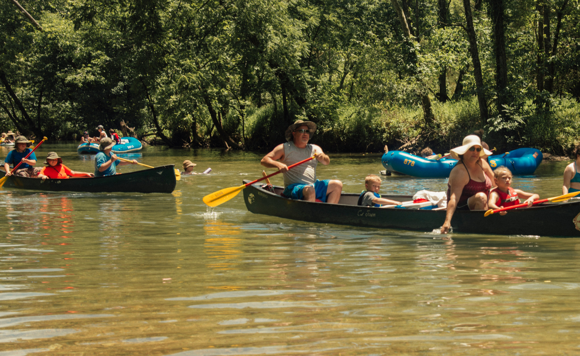 Canoeing on the Courtois