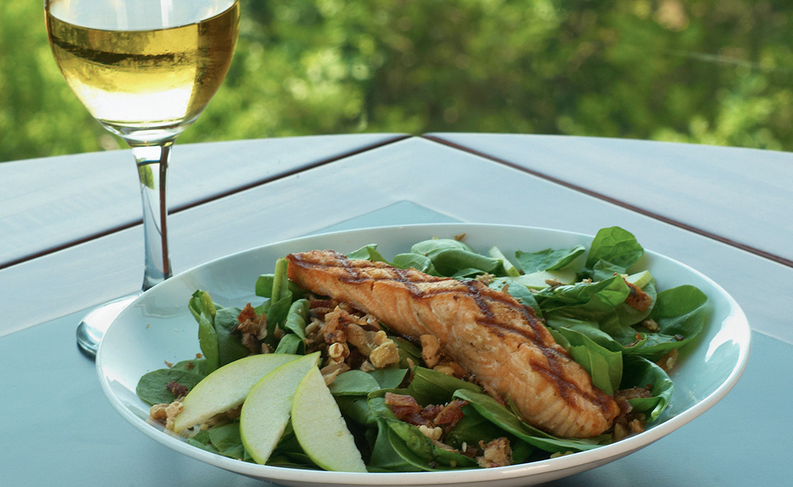 Baxter's Lakeside Grille Spinach Salad, Lake of the Ozarks