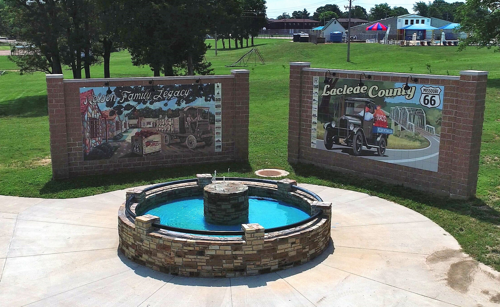 Boswell Park Route 66 Murals #2 and #3