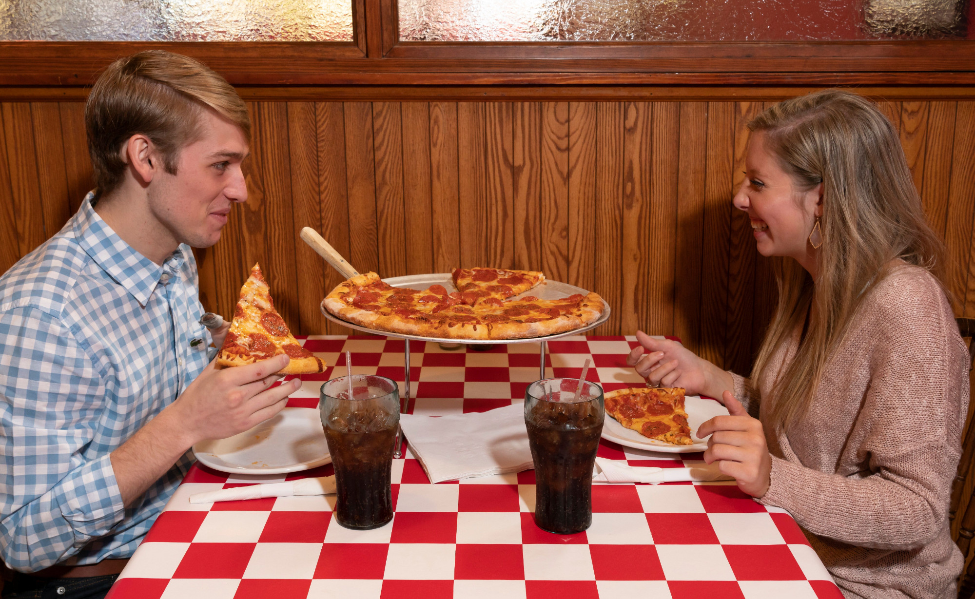 Pizza date in Fulton's Brick District
