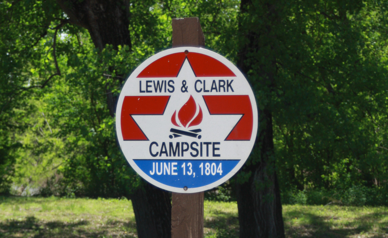Original Lewis & Clark Campsite June 13, 1804