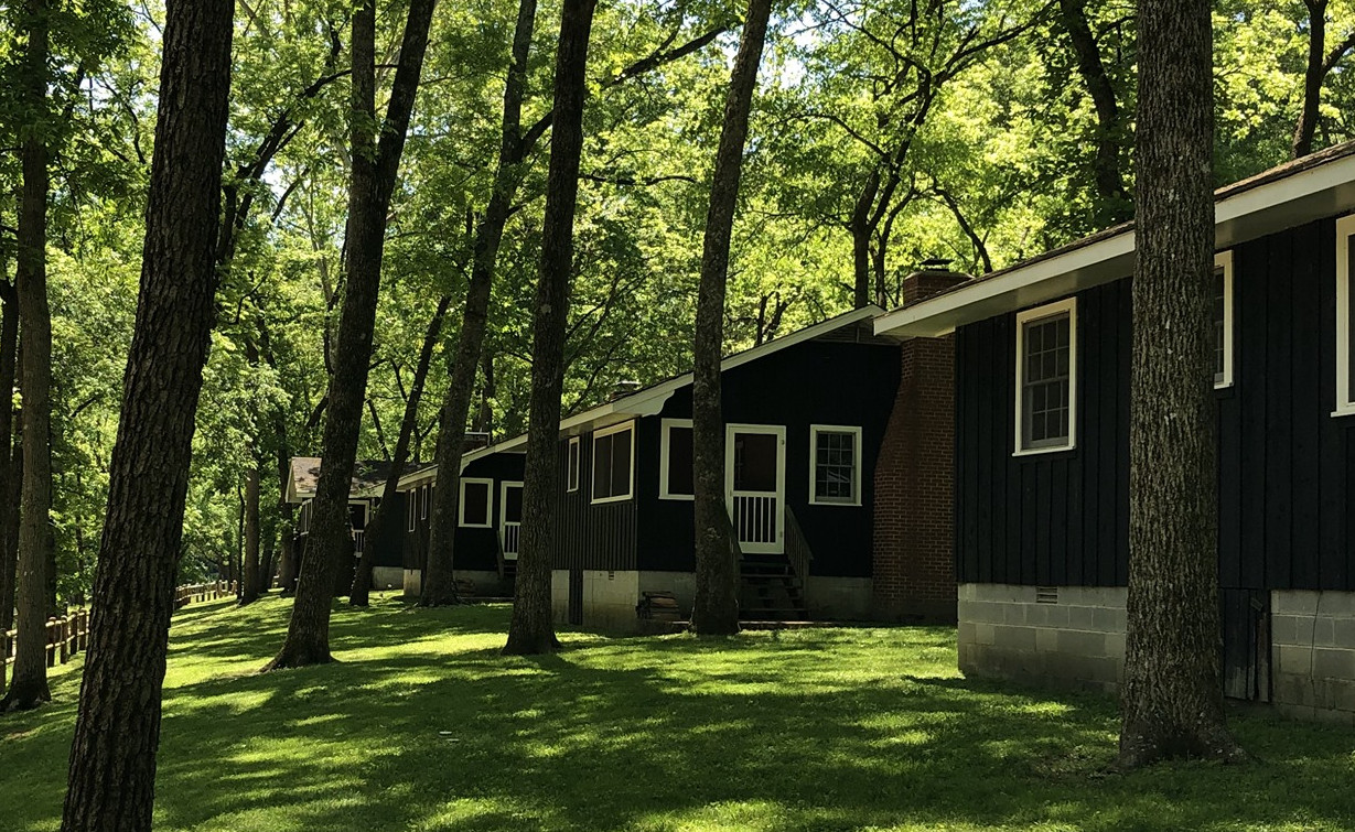 Cabins on the Jacks Fork River