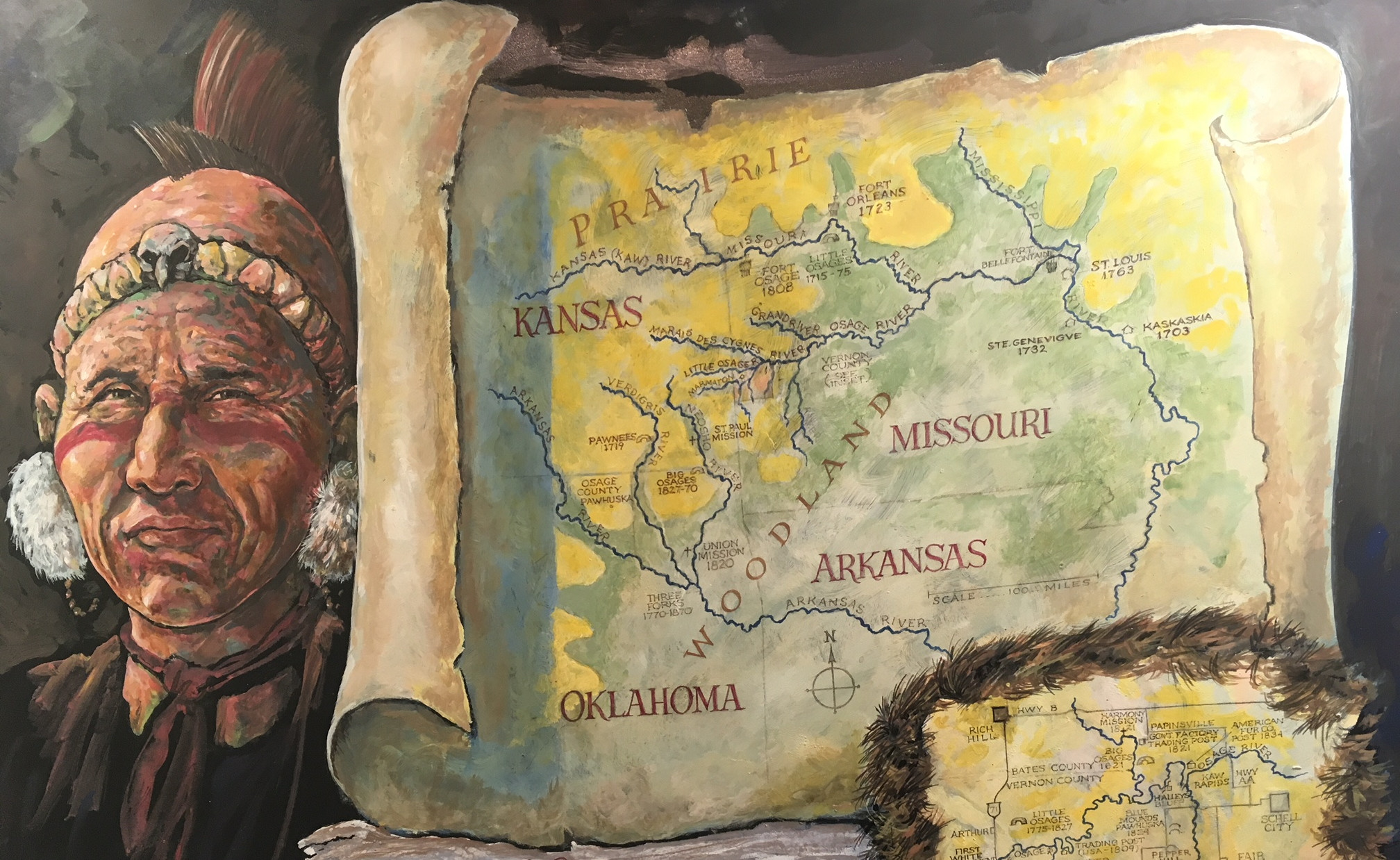 Land of the Osage Painting