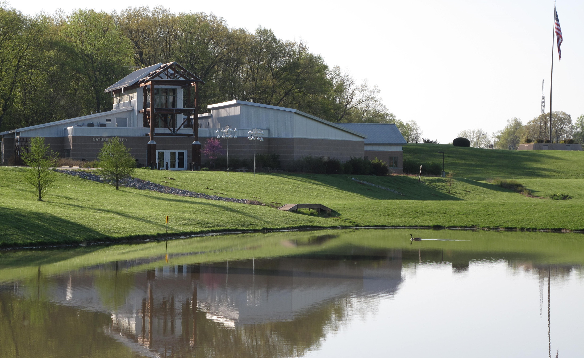Nature Center with Pond