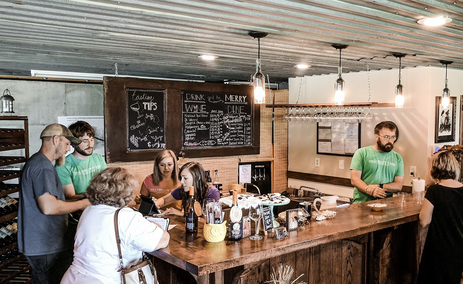 Tasting at the Bar