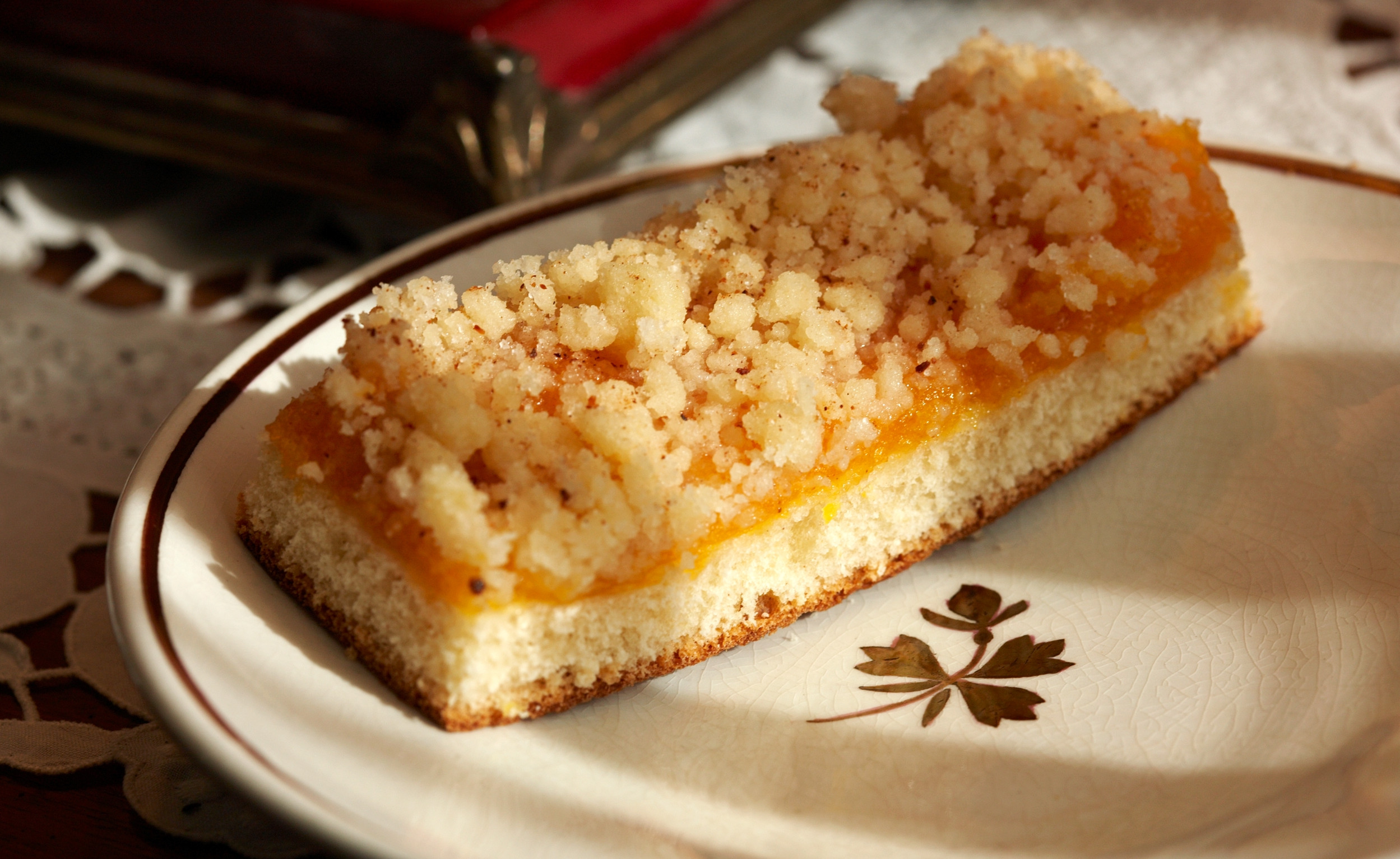 delicious breakfast includes kuchen