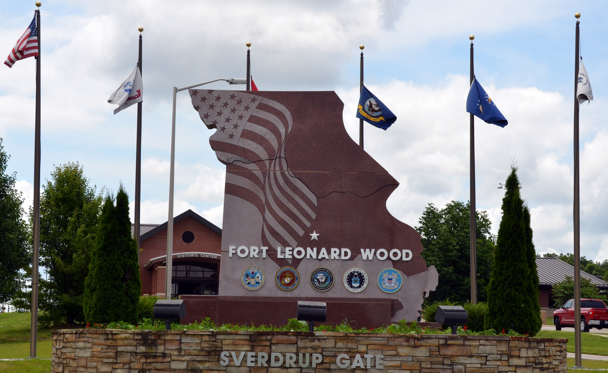 Main Gate of Fort Leonard Wood