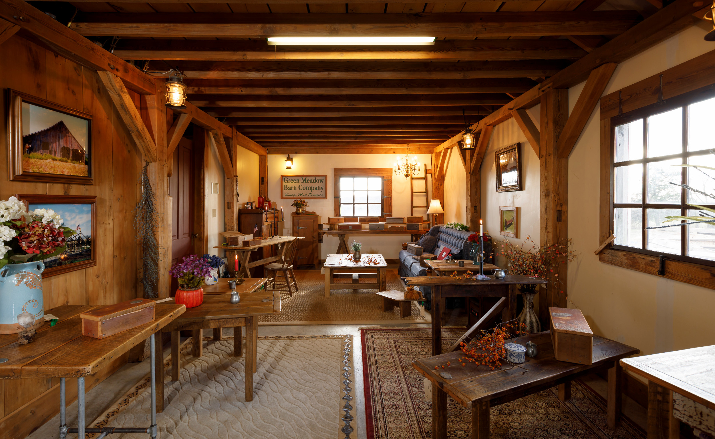 Handcrafted furniture from Green Meadow Barn Company.