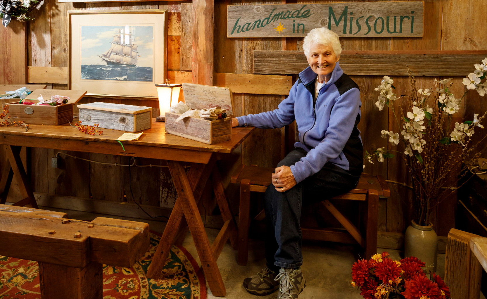 Artist Carolyn Linton, Green Meadow Barn Company.