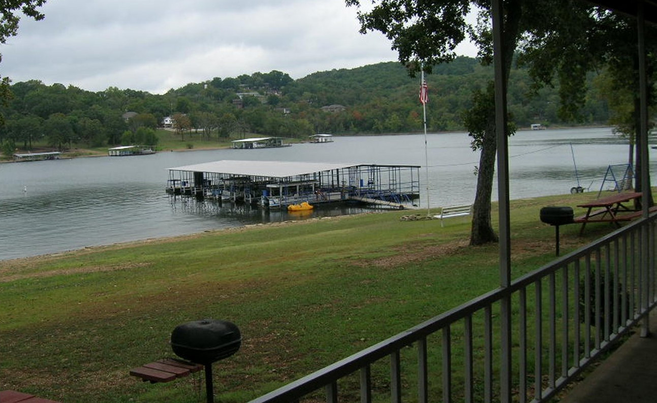 View from cabins porch