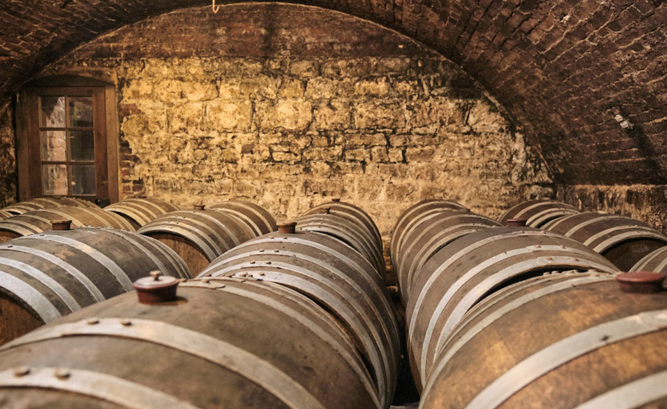 Visitors may tour our on-site cellars.