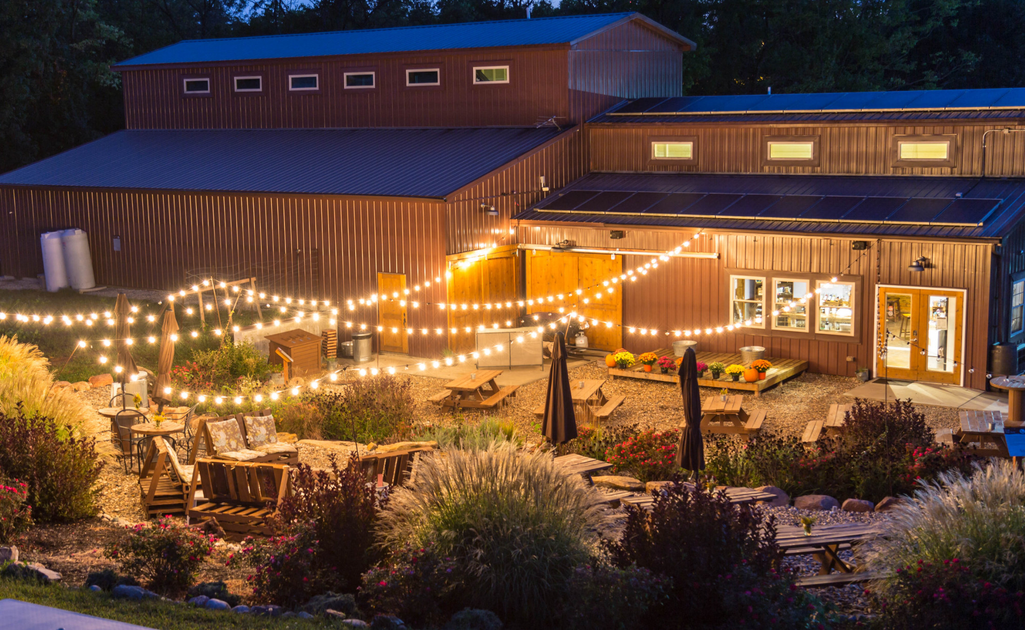 Come relax and unwind in our outdoor wine garden. We feature live music every Saturday night from 6 pm - 9 pm.