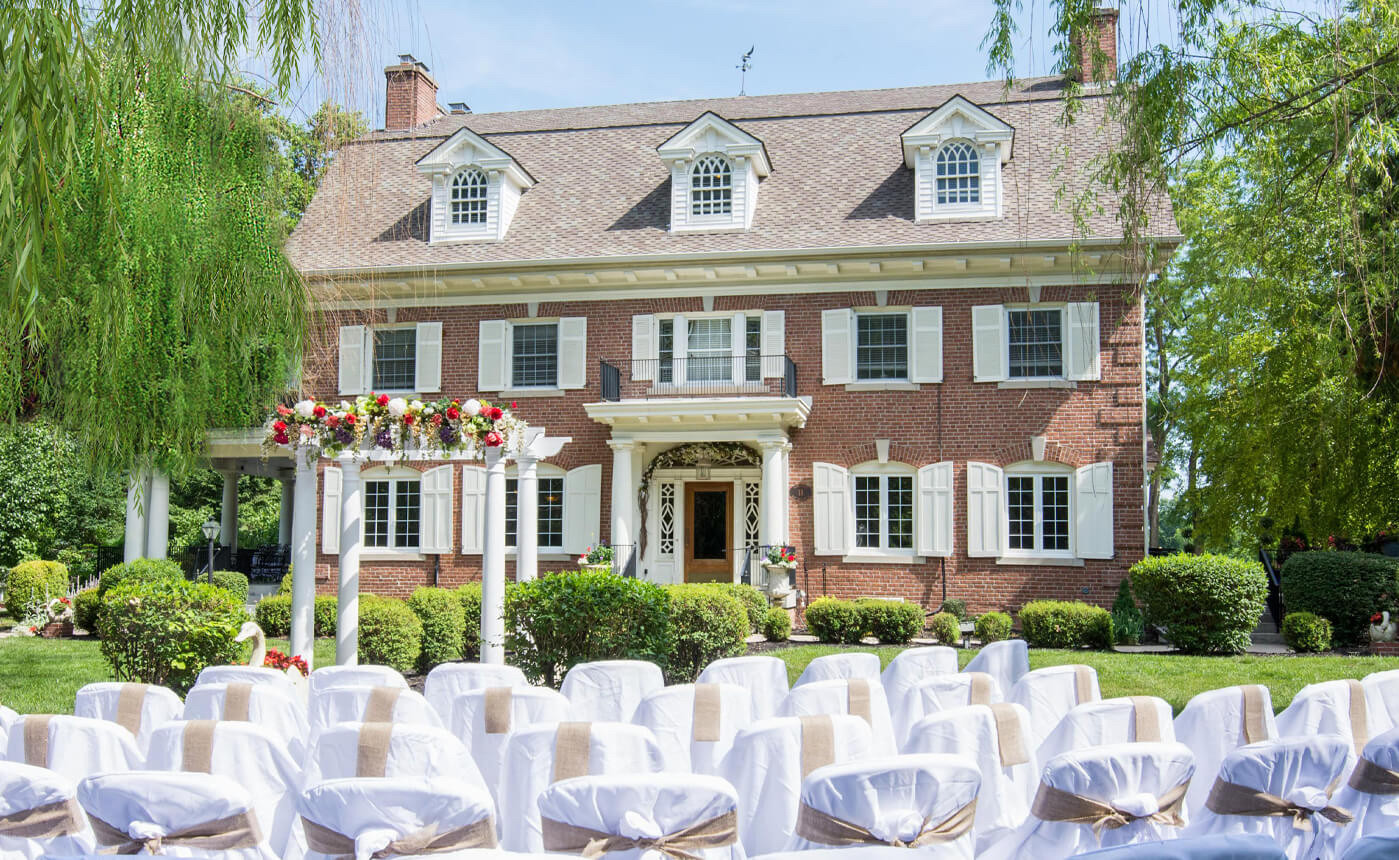 An outdoor wedding