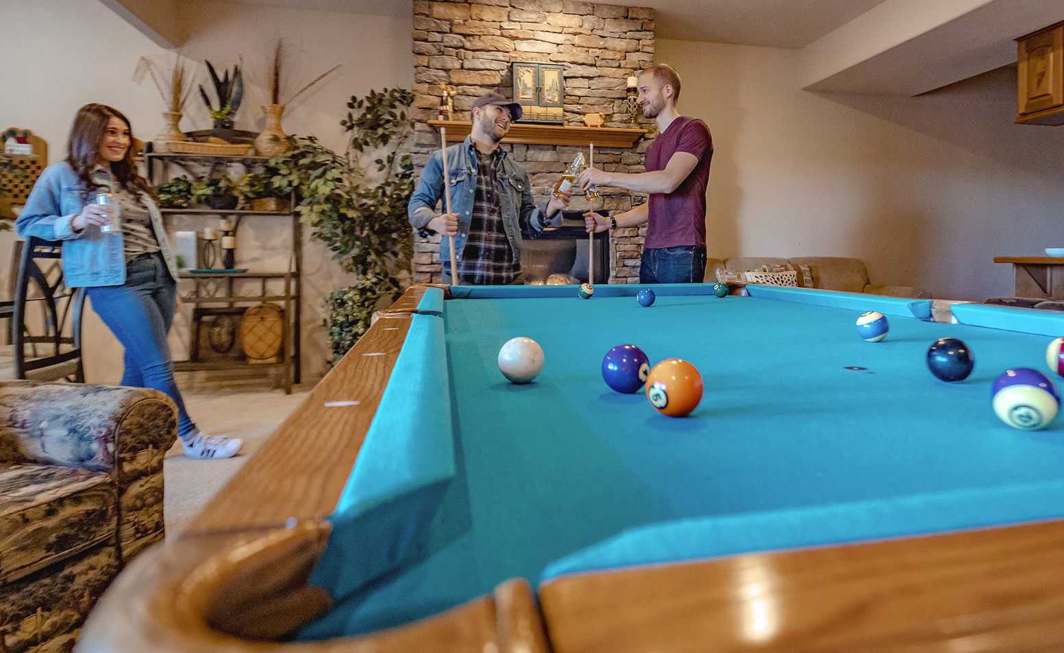 Executive Home Pool Room