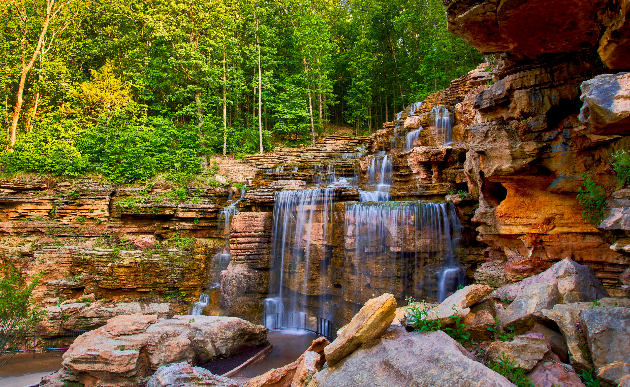 Top of the Rock Lost Canyon Cave & Nature Trail in the Ozark Mountains of Ridgedale, Missouri at Top of the Rock.