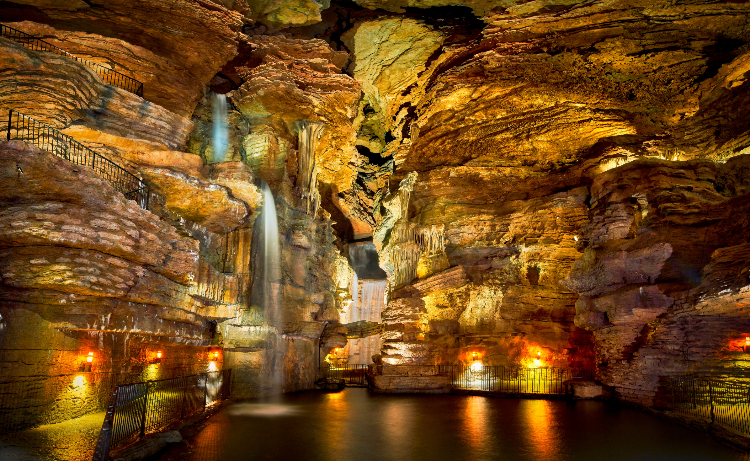 Top of the Rock Lost Canyon Cave & Nature Trail in the Ozark Mountains of Ridgedale, Missouri at Top of the Rock.