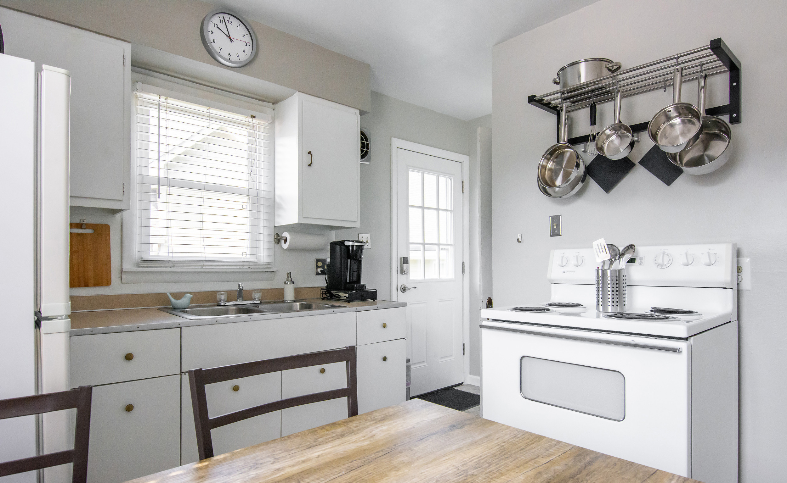 The kitchen at the Bird Haus in St. Charles