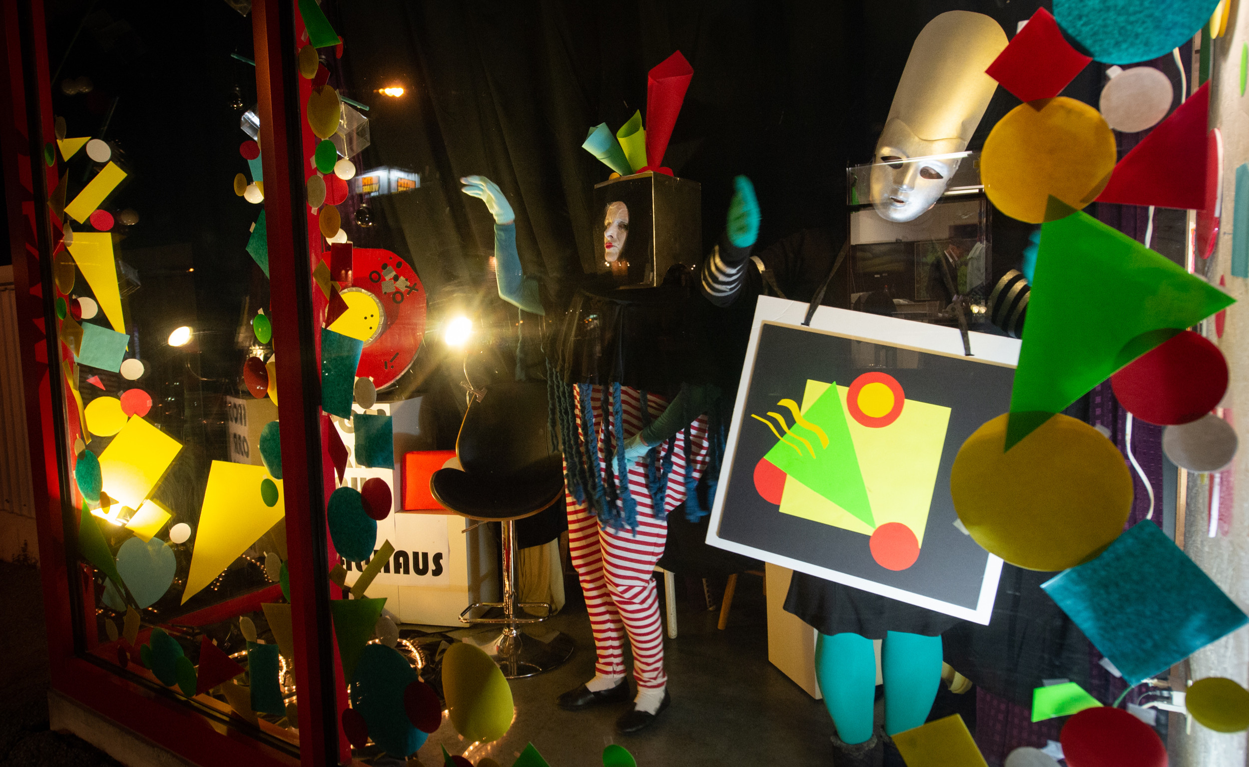 Living Windows. The District. Orr Street Studios won most creative window