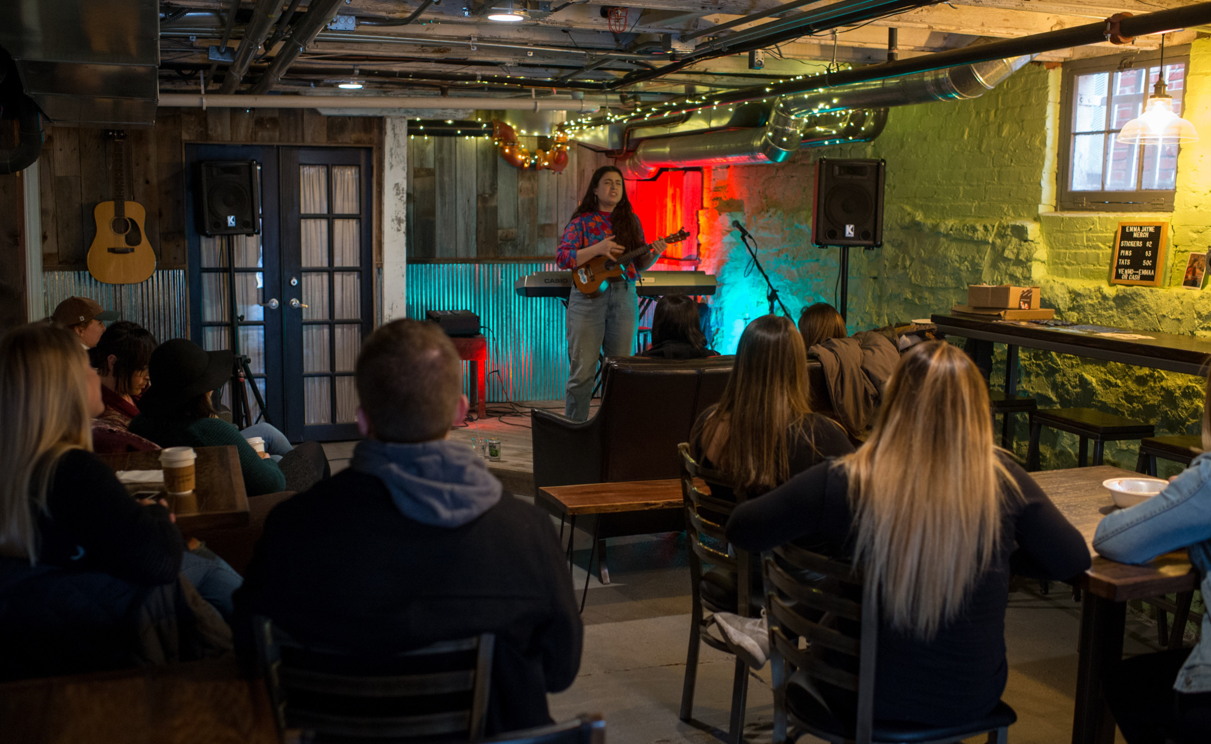 North Village Arts District (NVAD) Live performer at Fretboard Coffee