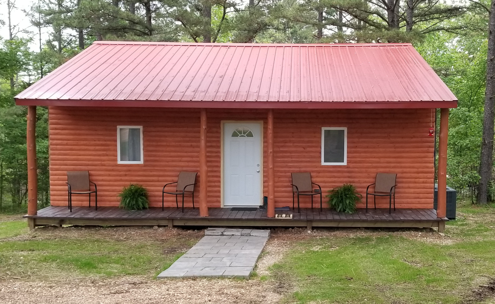 Front of the 3 bedroom cabin