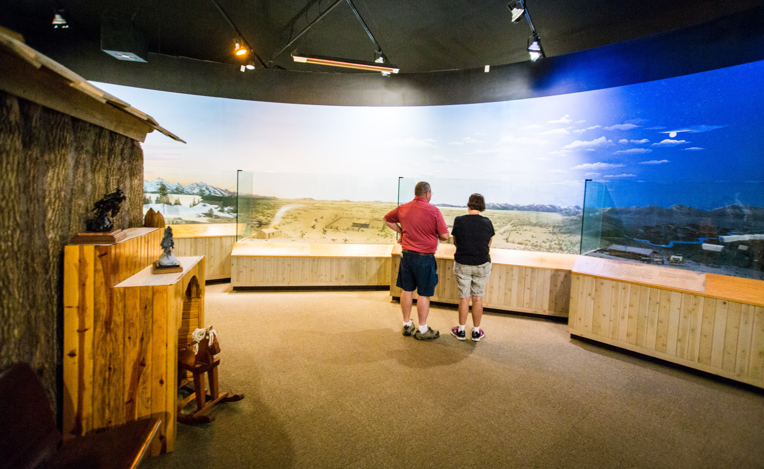 Pony Express Route as Depicted in 60-foot Interactive Diorama