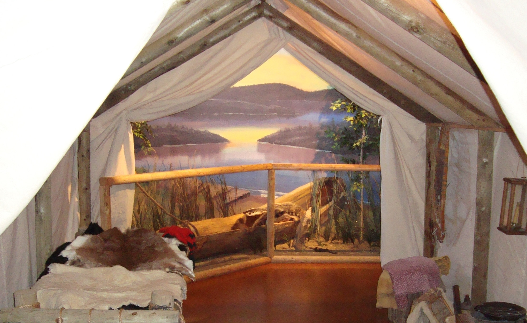 Trapper Tent, Remington Nature Center