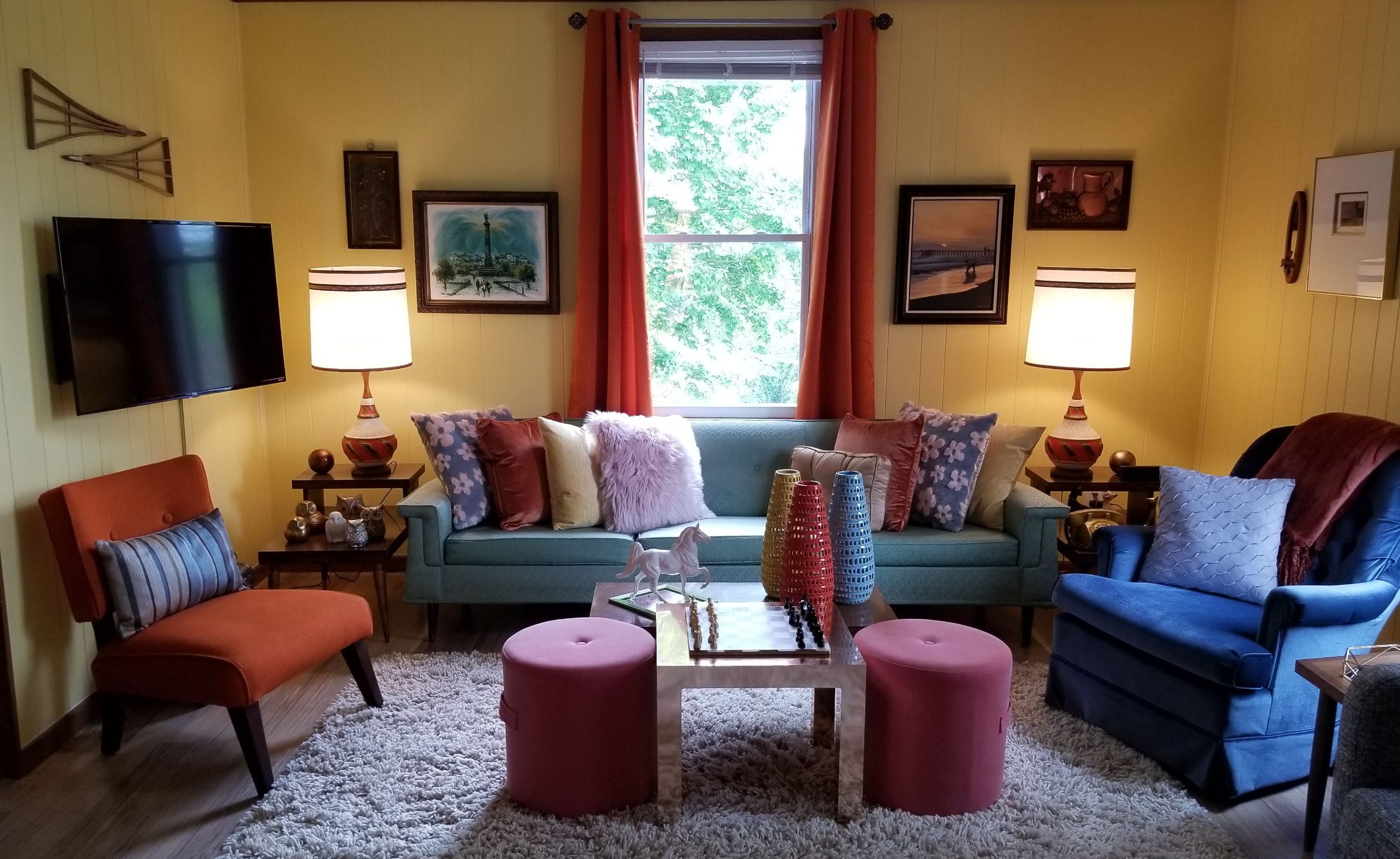 The living room