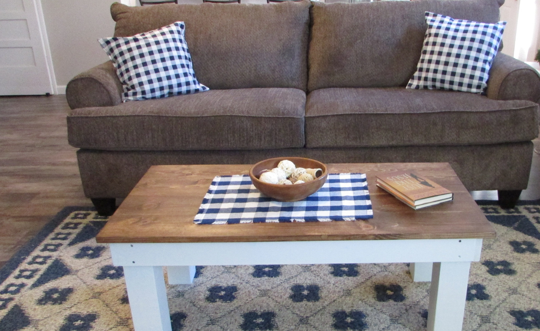 Comfy couch, recliner and 3 other chairs with 50" tv with netflix and amazon firestick.