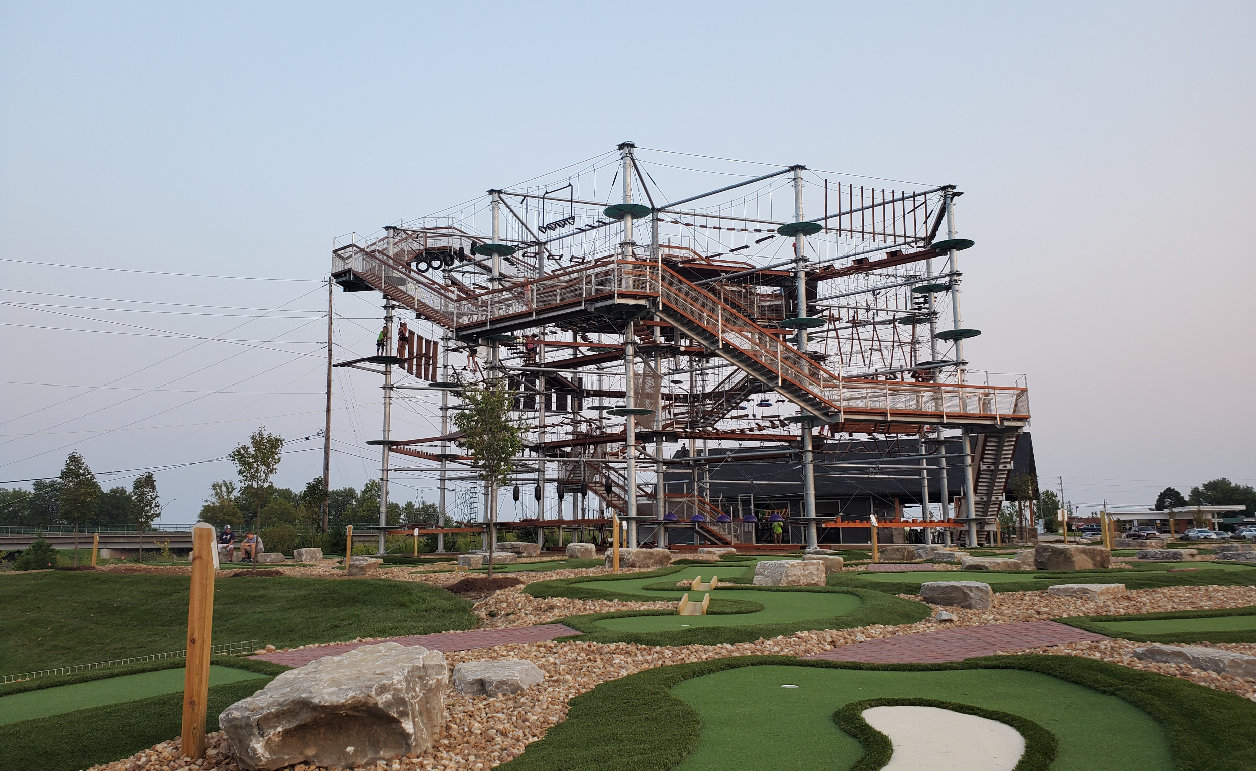 Something for everyone from a 4 Story Adventure Course to a 18 hole mini-golf course.