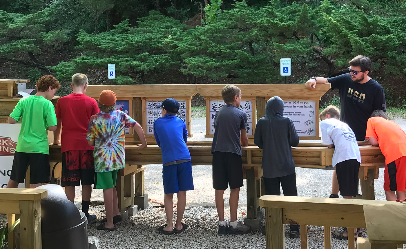 Try Sluice Mining at Stark Caverns