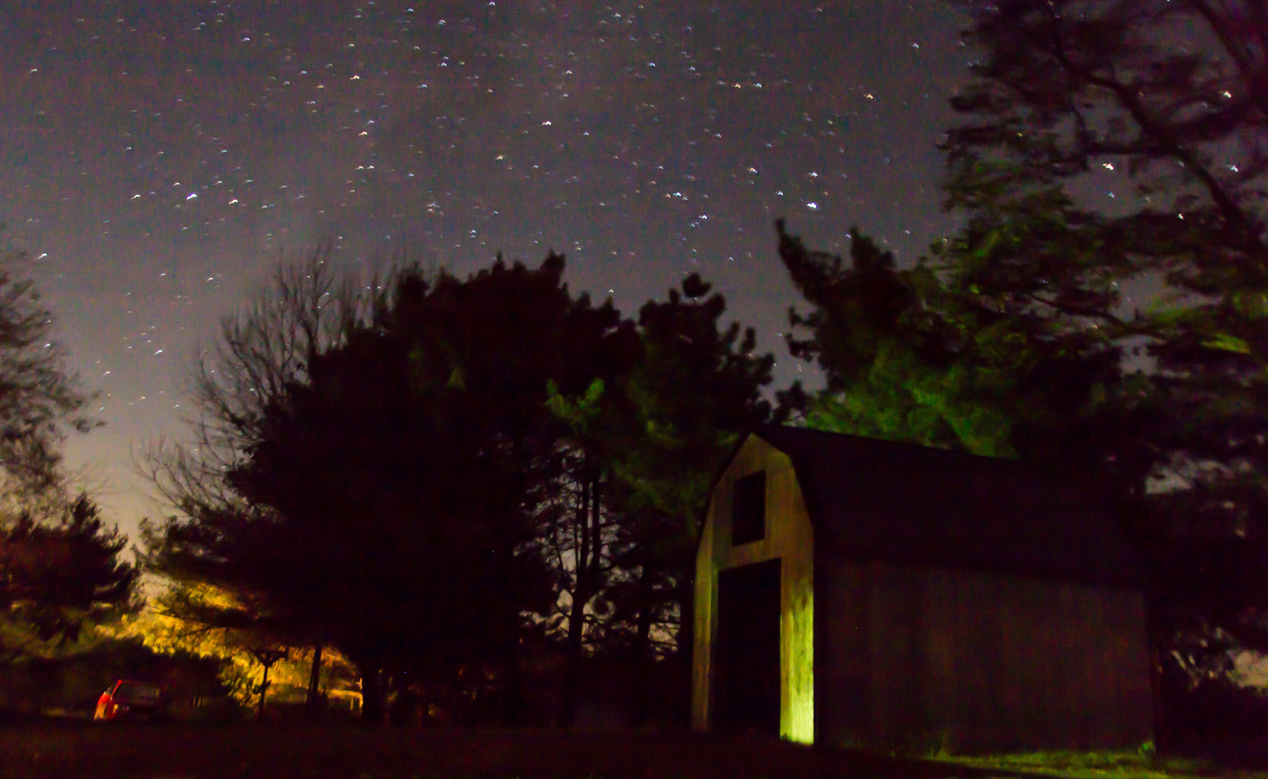 Spectacular star-studded sky
