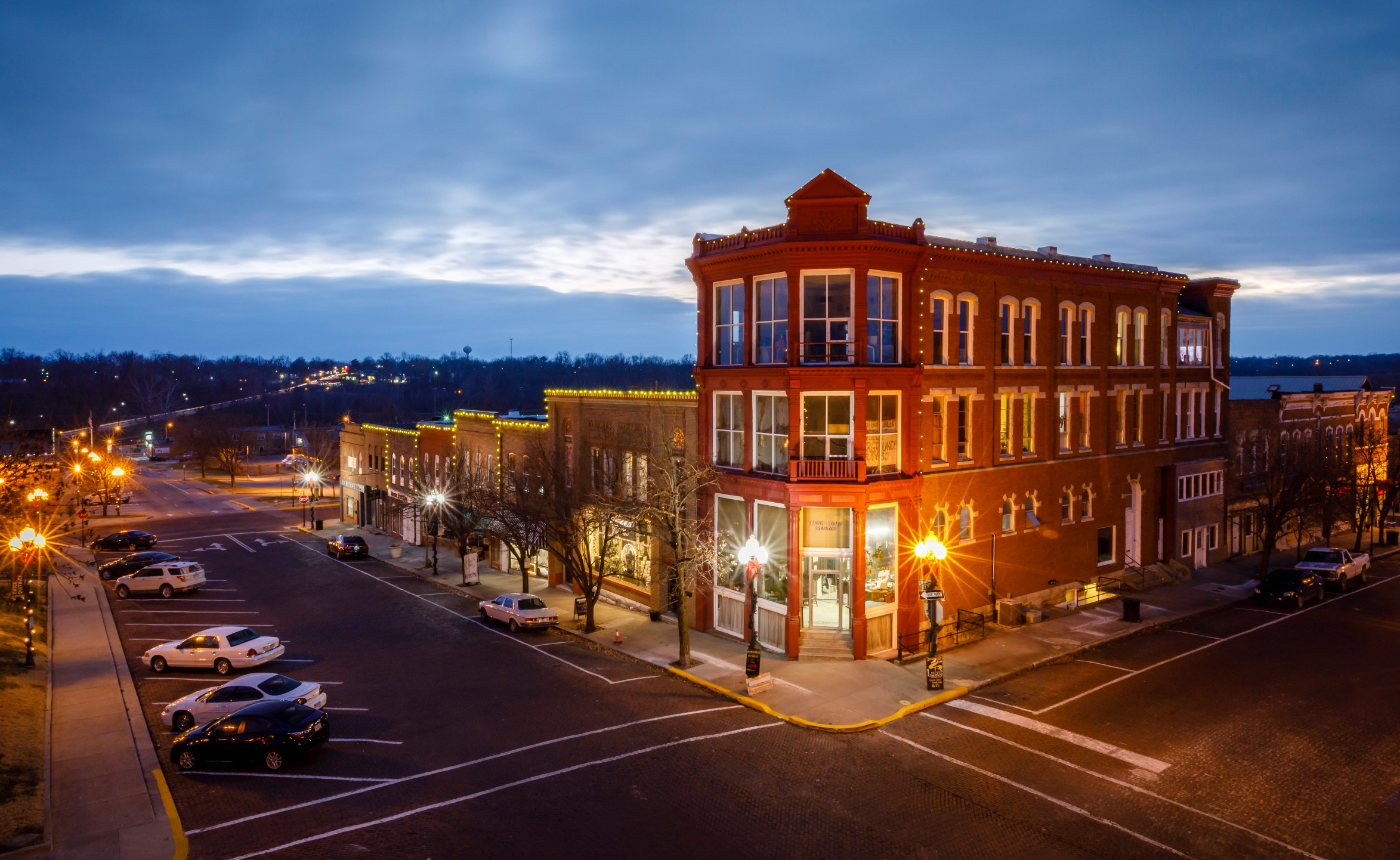 Brick District at Dusk