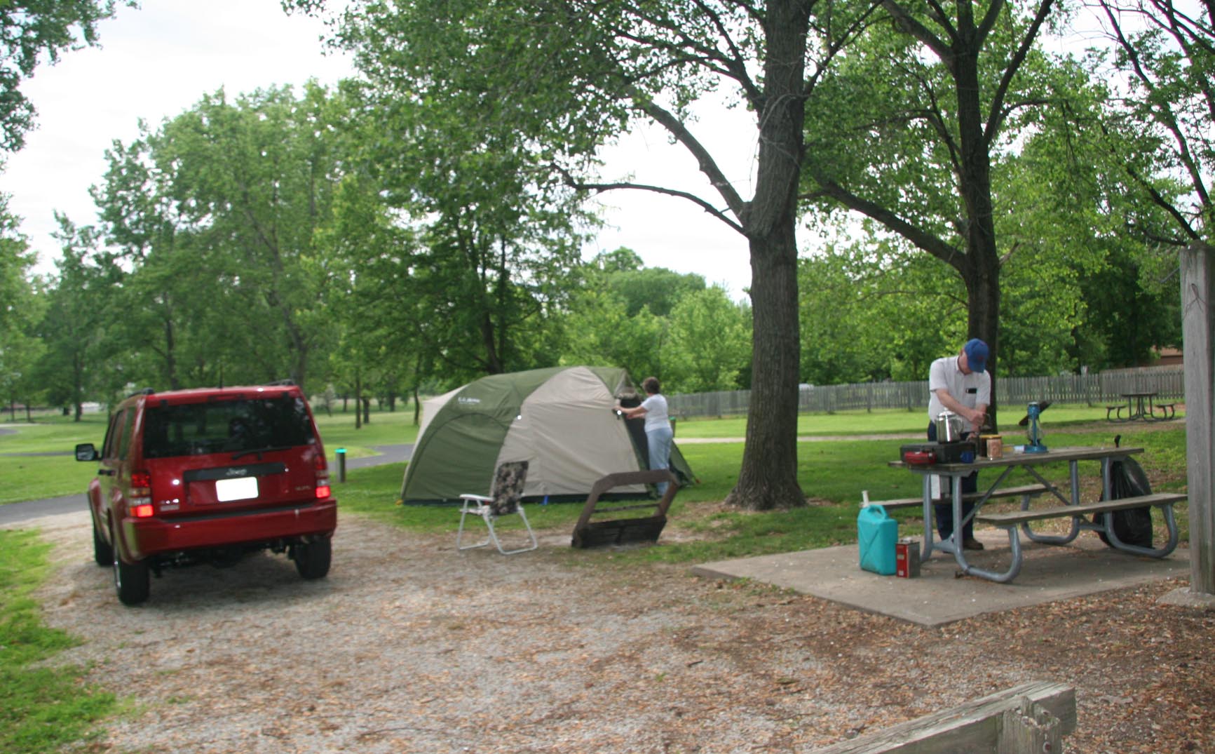 Lewis and Clark State Park Campground
