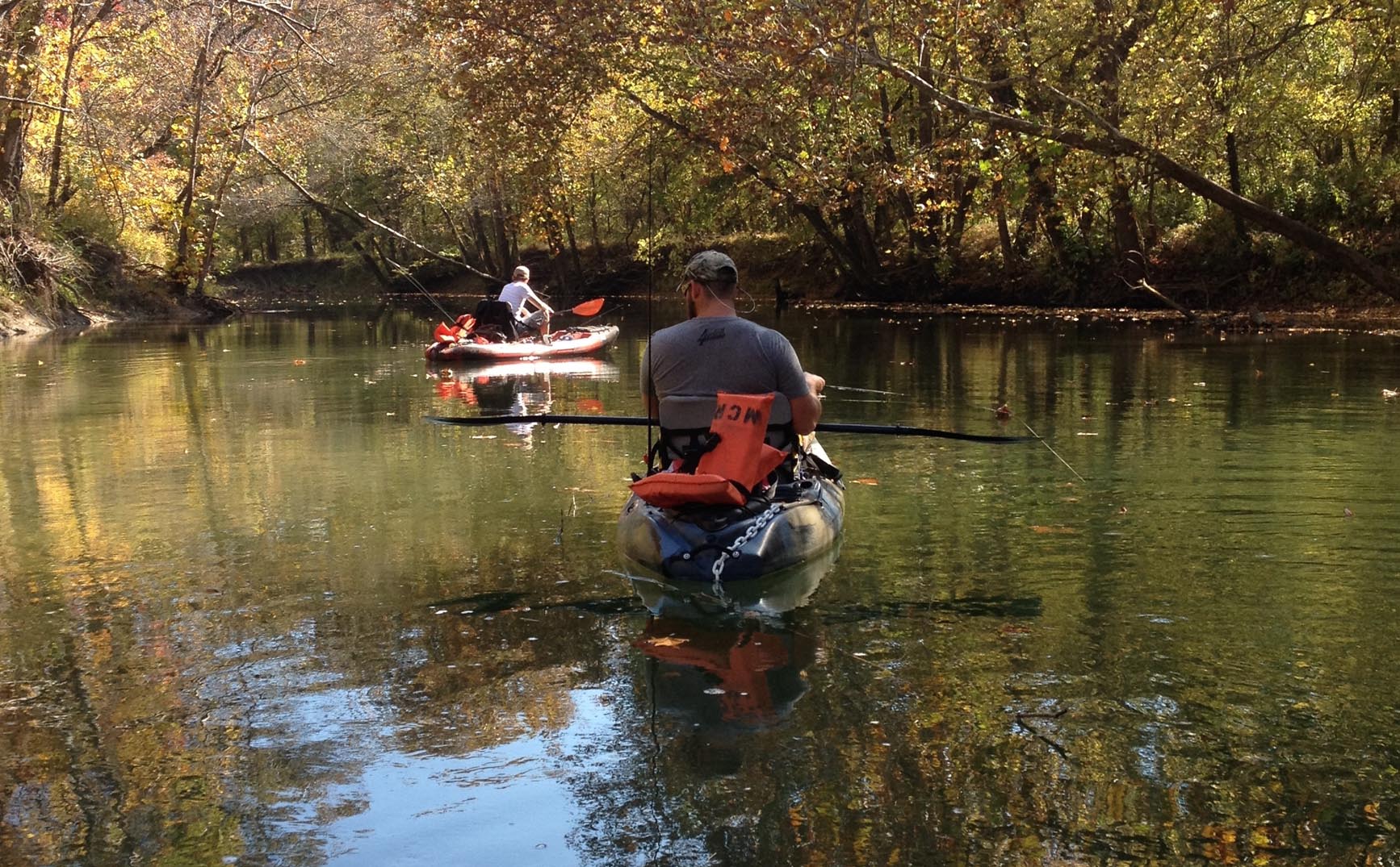 Fishing Maggard Canoe Bennett Springs