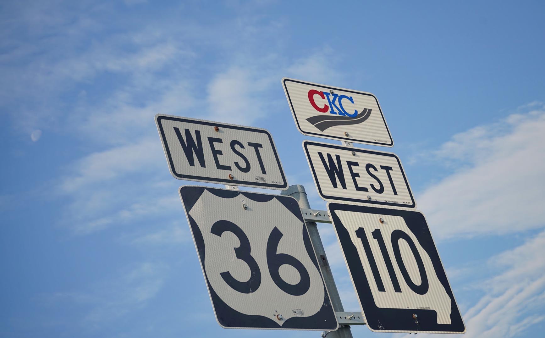 Missouri Highway 36 in north Missouri