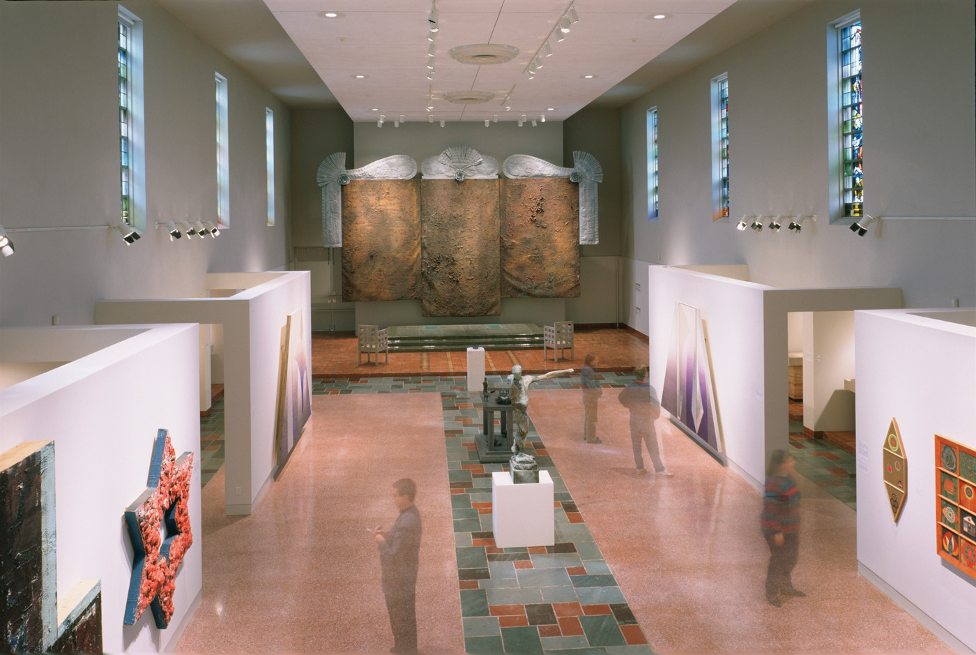 Sanctuaries: Recovering the Holy in Contemporary Art, MOCRA's 1993 inaugural exhibition. Photo by Cheryl Ungar.