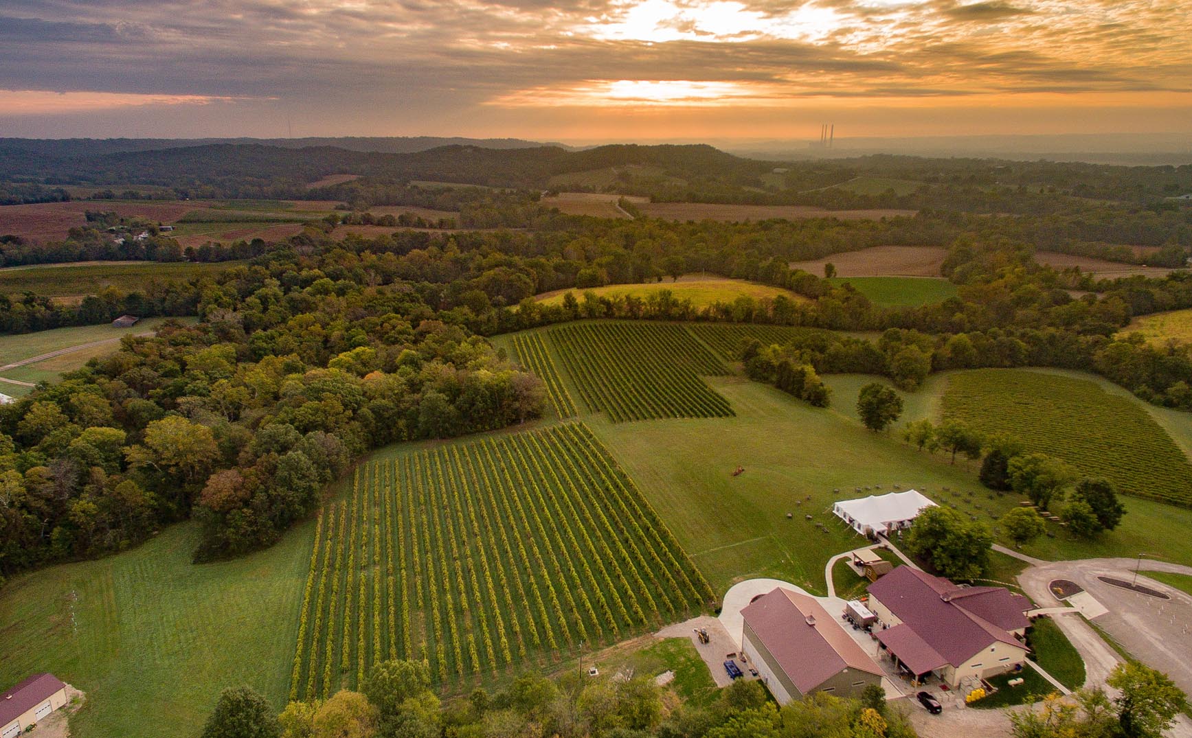 84 acres of vineyards, winery, tasting room and breathtaking views