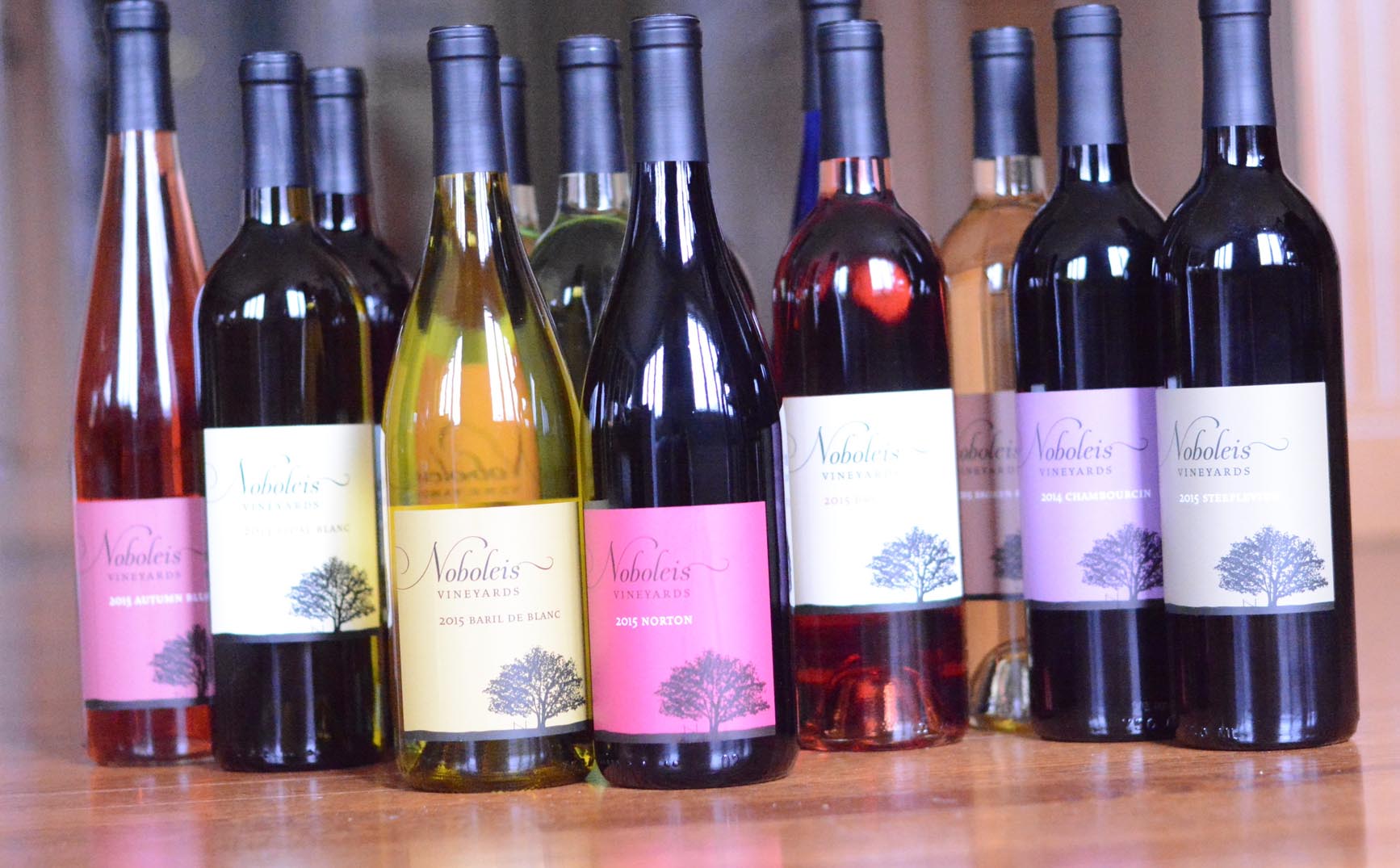 Full Portfolio of wines from dry to sweet