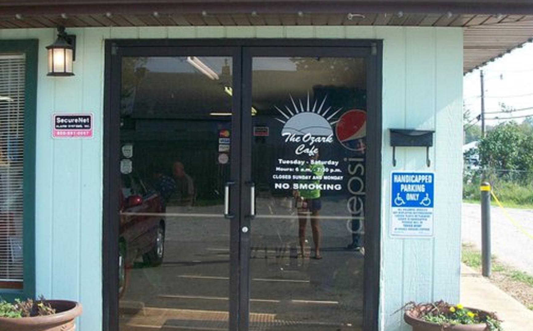 Ozark Cafe Entrance