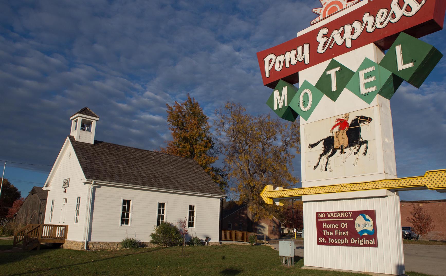 Pony School House on Grounds of Pony Express Museum