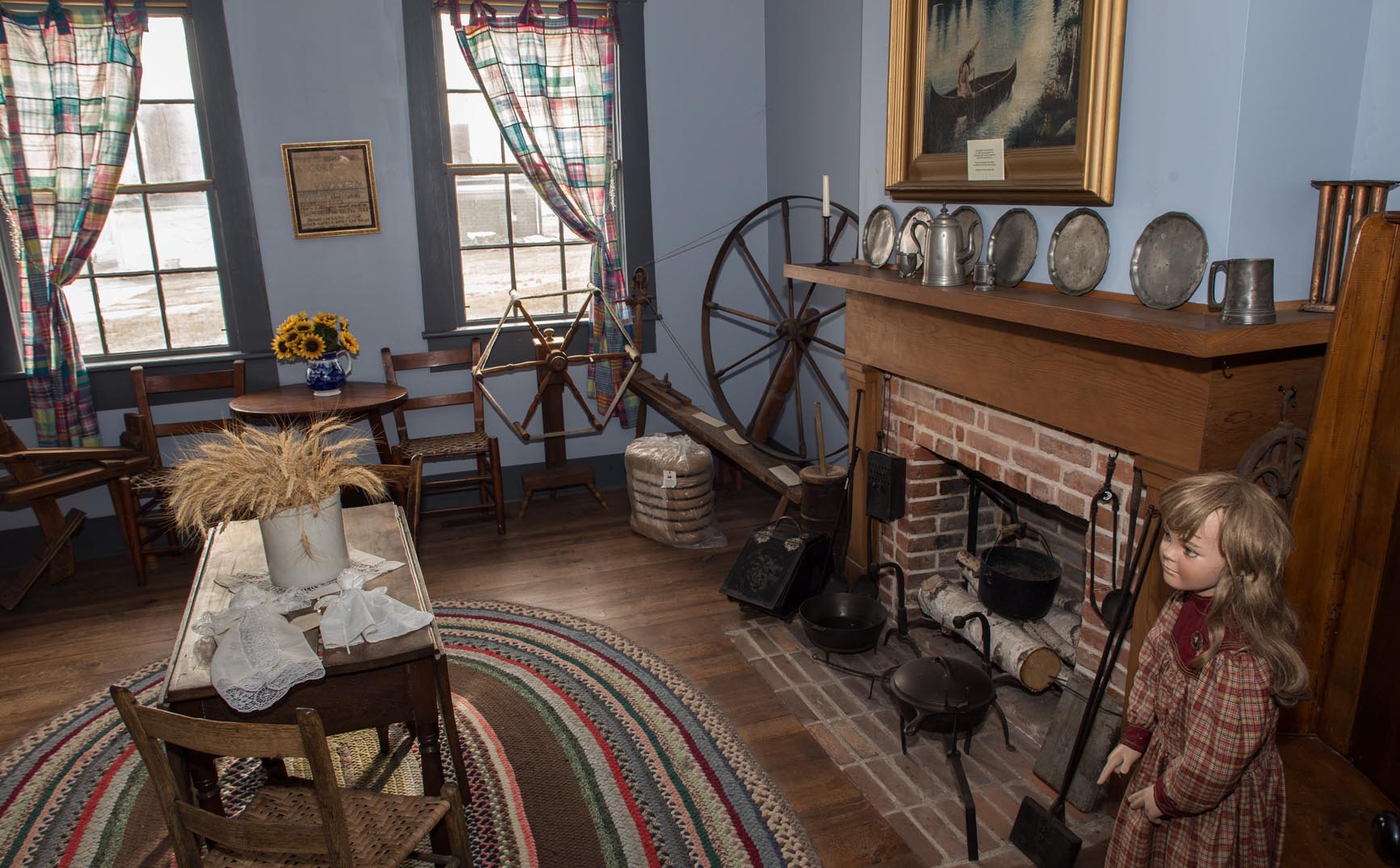 Exhibits inside the Robidoux Row Museum