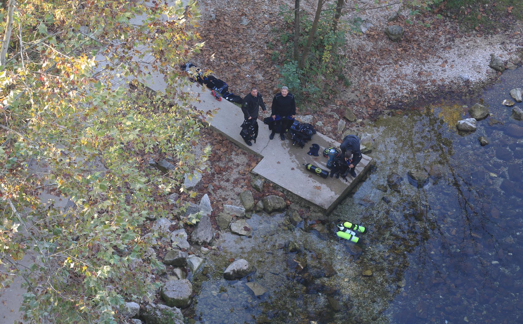 Underwater Cave Diving, Roubidoux Spring, Waynesville